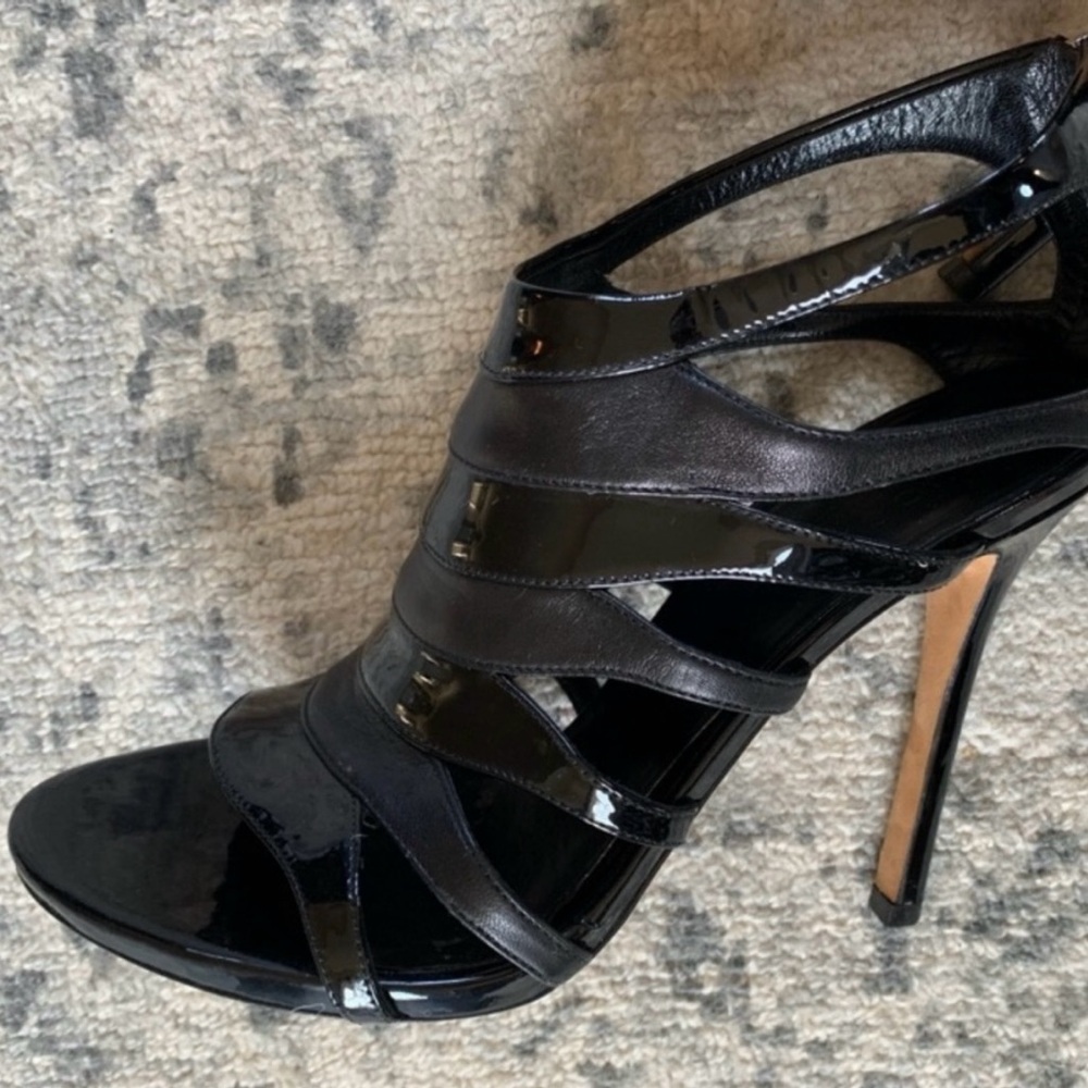 Gucci Black High-Heeled Sandals